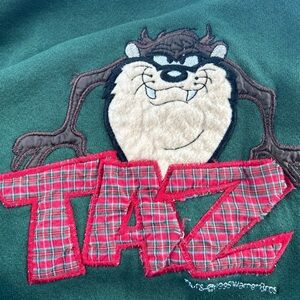 Vintage Taz Freeze Brand 1996 Warner Bros XL Pullover Sweater